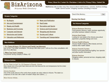 Tablet Screenshot of bizarizona.com
